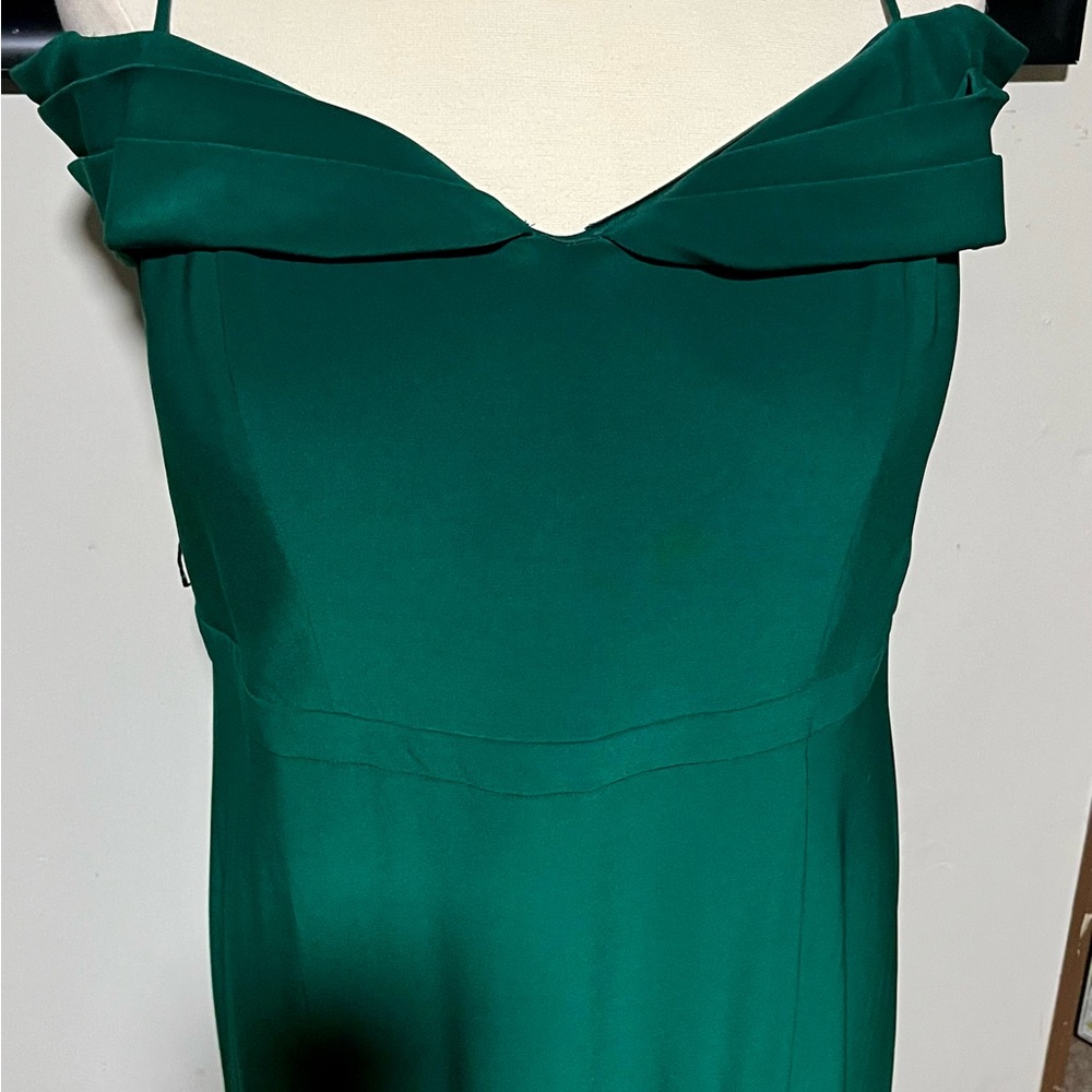 Morgan & Co. Strapless Emerald Dress